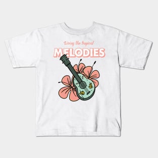 Living the tropical melodies tiki vibe Kids T-Shirt